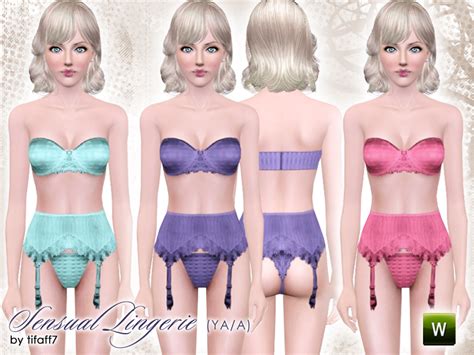The Sims Resource Sensual Lingerie YA A