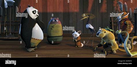 Po The Panda Master Shifu Master Crane Master Monkey Master Mantis