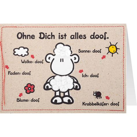 goldbaumwollkissen ohne dich ist alles doof