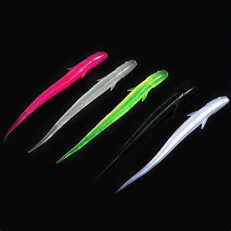 10pcs Bionic Small Fish Silicone Soft Fishing Lure 11cm 3g Artificial