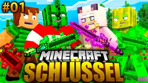 ISY vs FLO vs TOBBSS vs JULIAN Minecraft SCHLÜSSEL 01 Deutsch