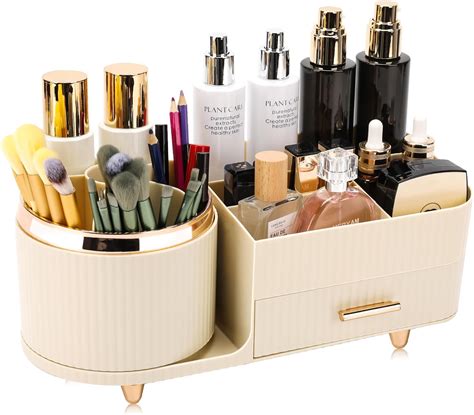 Makeup Organizer Countertop Rotating Makeup Organizer For Vanity Large Capacity