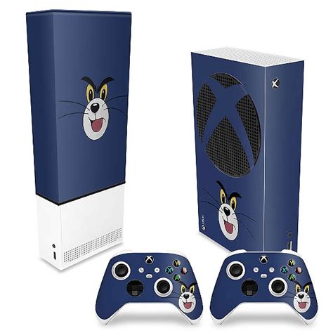 Kit Xbox Series S Capa Anti Poeira E Skin Tom Pop Arte Skins