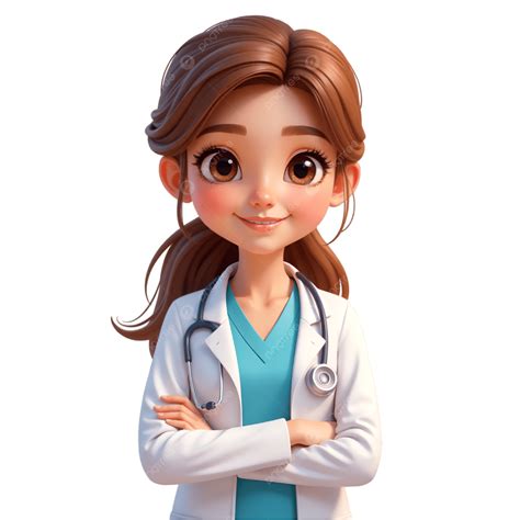 female doctor cartoon png