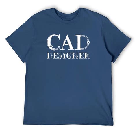 Charlylifestyle Cad Designer Funny Elegant Short Sleeve T-shirt for Men
