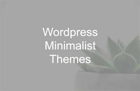 17 Best Minimalist WordPress Themes Compared - 2022 - Scan WP