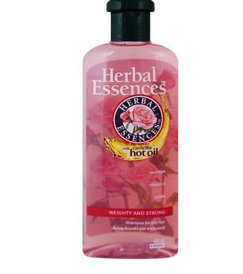 ของแท ใหม Herbal Essences with Camellia Hot Oil แชมพใสสชมพ ผมแขงแรงมนำหนก เหมาะสำหรบคน