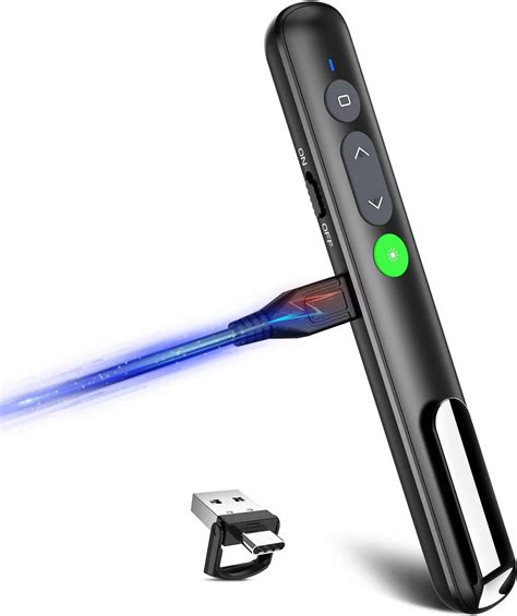 Amazon.com: Presentation Clicker PowerPoint Wireless Presenter Remote ...