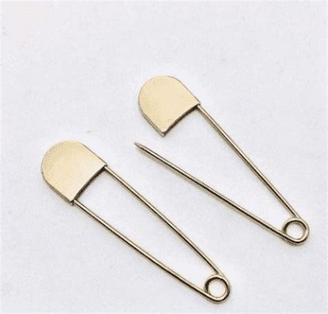 Large Safety Pins 3 Inch Safety Pins 2 Pcs Stainless Steel Safety