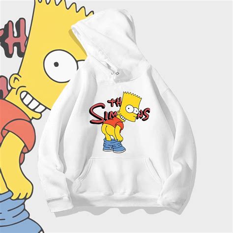 Sudadera Con Capucha De Dibujos Animados Simpson Sudaderas Para Hombres