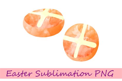 Watercolor Easter Food Hot Cross Buns Graphic By Cuteshopclipart Creative Fabrica