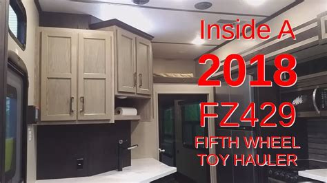 Inside Tour Of Our Fuzion 429 Fifth Wheel Toy Hauler Youtube