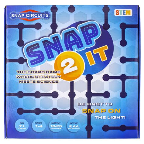 Snap Circuits SNAP 2 IT® Board Game – Family Game Night, Games, Kids
