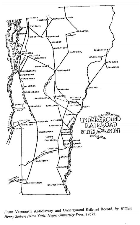 Underground Railroad Map Routes