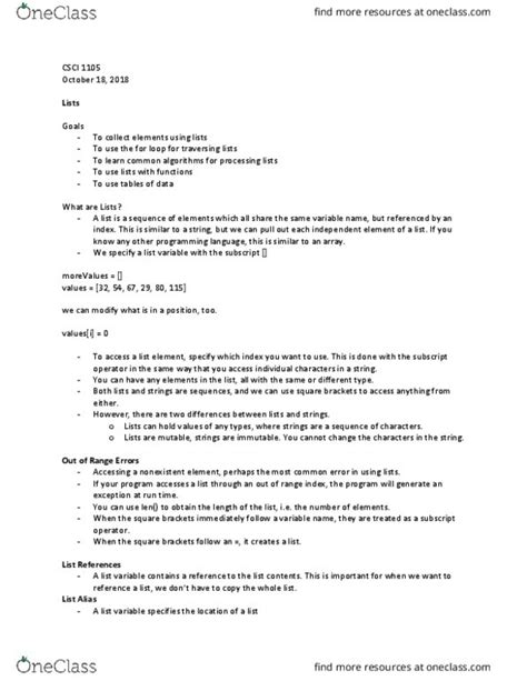 Csci Lecture Notes Fall Lecture Concatenation