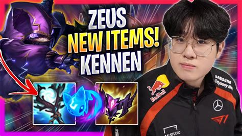 Zeus Tries Kennen With New Items T Zeus Plays Kennen Top Vs Jax