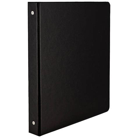 Black Round Ring Binder - 1"