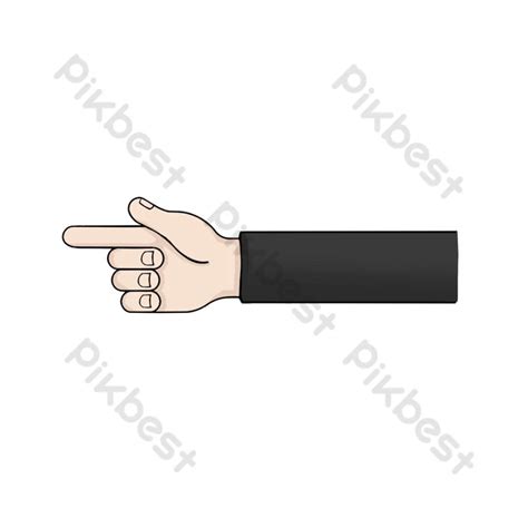 finger arrow direction guide psd png images   pikbest