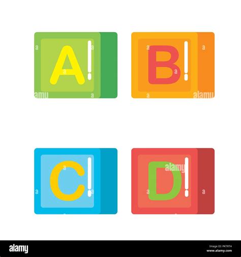 blocks with alphabet toys Stock Vector Image & Art - Alamy