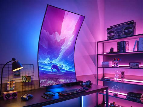 Samsung Odyssey Ark – 55-дюймовый игровой монитор с изогнутым экраном ...