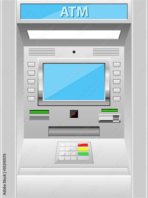 Atm Machine Clipart Illustration Stock Illustration Adobe Stock