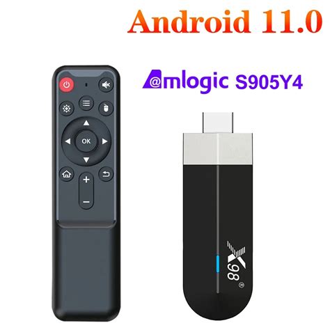 X98 S500 AV1 Android 11 Android Tv Stick 4k 4GB RAM 32GB Storage