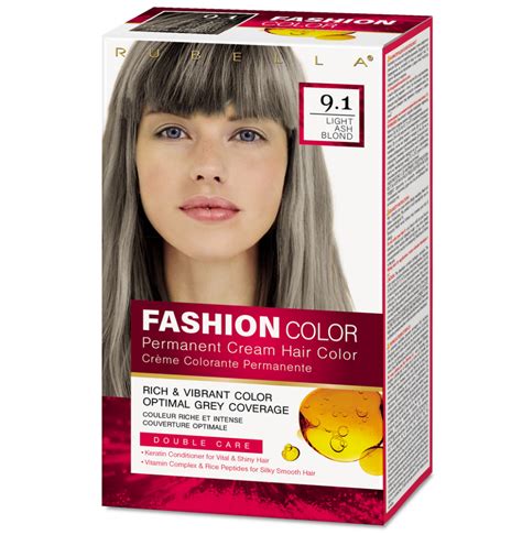 Rubella Краска д/волос Fashion Color 9.1 Светло-пепельный русый ...