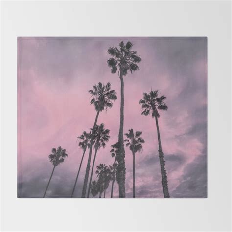 Palm Trees Throw Blanket By Xiariphoto Society6