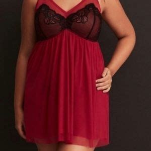 Torrid Intimates Sleepwear Torrid Sheer Hot Pink Babydoll Chemise Poshmark