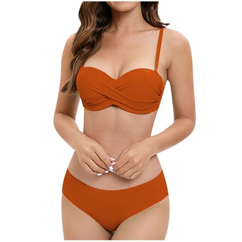 Tumotour Bikinis Sets For Women Halter String Bikini Set Sexy Thong Cheeky Two Piece Swimsuits