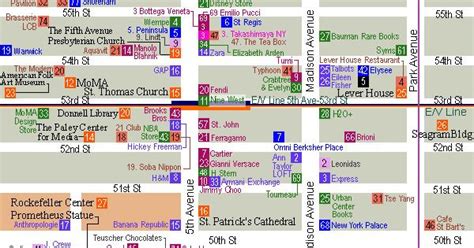 avenue nyc map stores map