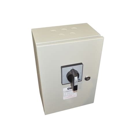 Garo A Pole Metal Enclosed Changeover Switch Ip Co Ip M