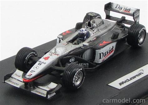 MATTEL HOT WHEELS Scale McLAREN F MP N SEASON D COULTHARD BLACK SILVER