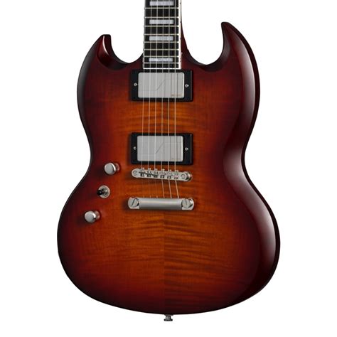 epiphone sg prophecy left handed aged bengal tiger burst exclusive