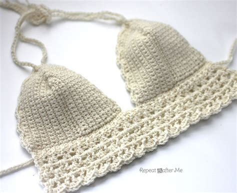 Crochet Bikini Top Repeat Crafter Me