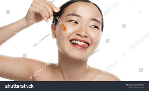 Beauty Asian Woman Naked Shoulders Nude Stock Photo Shutterstock