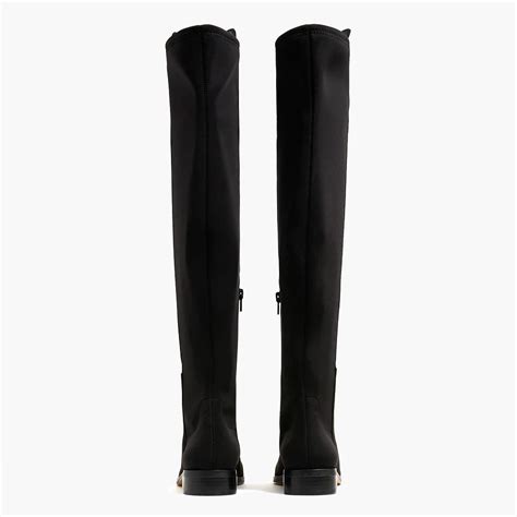 J Crew Sueded Knee High Boots With Stretch Hamilton Place