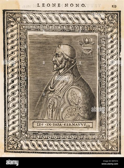 Pope Leo Ix Stock Photo Alamy