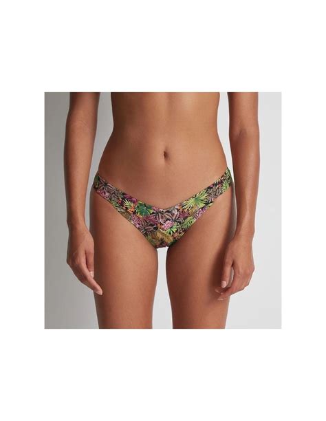 Bas De Maillot De Bain Slip Bikini EXOTIC FEVER AUBADE Deep Forest