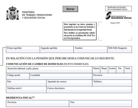 Cómo cambiar la domiciliación de la pensión