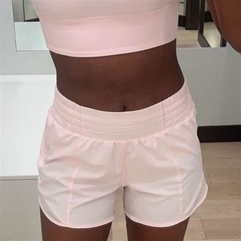 Lululemon Athletica Shorts Lululemon Hotty Hot Short 4strawberry Milkshake68 Poshmark