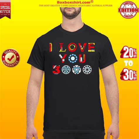 Hottest Iron Man I Love You 3000 Shirt