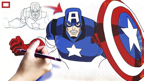 Como Desenhar O Capitão América - 9
