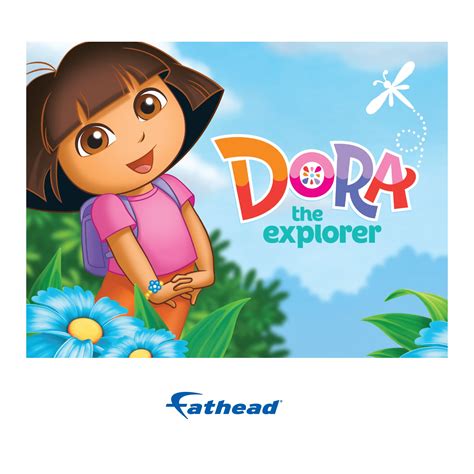 Dora The Explorer Dora And Boots Poster Officially Licensed Nickelodeon Removable Adhesive