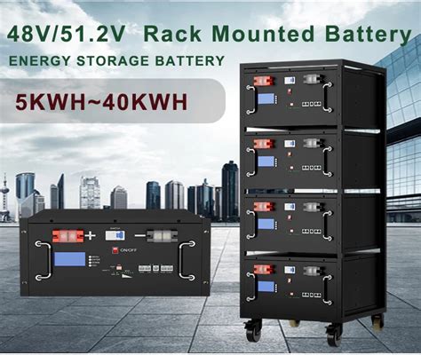 Rack Mounted 51 2v 48v 200ah 300ah 5kwh 10kwh Solar Energy System Lifepo4 Lithium Ion Battery 15