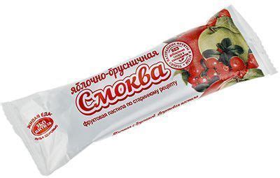 Смоква яблочно-брусничная эко фруктовая пастила 30г - купить в Москве ...