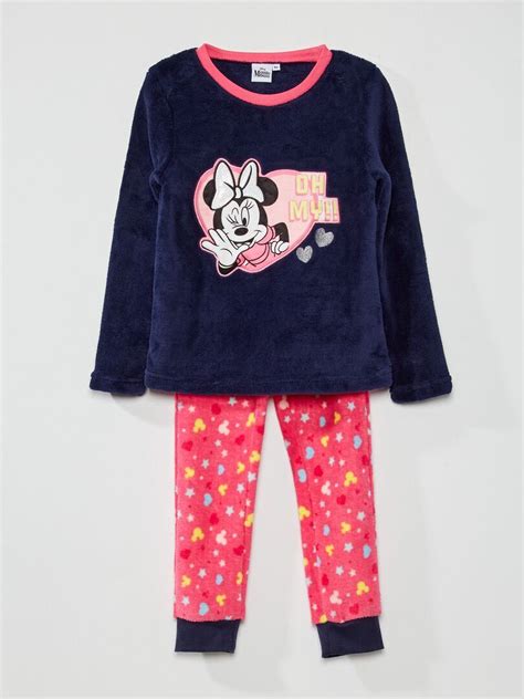 Pigiama Lungo In Pile Disney Pezzi Blu Kiabi