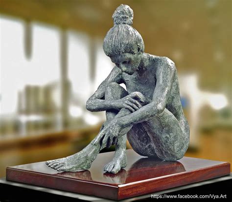 Bronze Nude Women Sculpture Sitting Sculpture Woman Statue Statuette Figurine Nude Sculpture Art