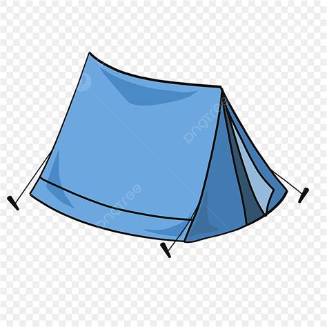 blue tent clipart