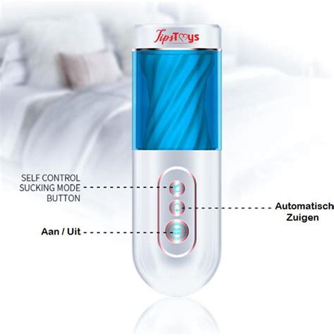 TipsToys Luxe Zuig Masturbator Voor Man Pocket Pussy Kunst Vagina Stimulator Sex Toys Bol